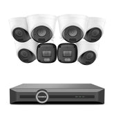 3MP 8 Channel PoE Security System, 6MP NVR, S+265., Smart Motion Detection, Smart Playback, Smart Notification with Image Attached
